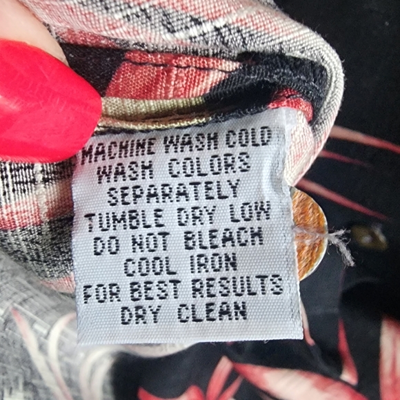 Tommy Bahama 100% Silk Casual Button Down Short Sleeve Top, Sz L - Picture 8 of 11